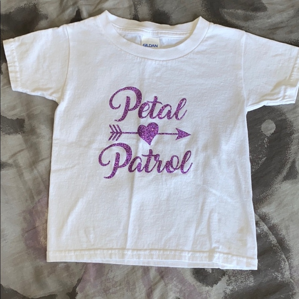 Petal patrol, flower girl T-shirt
